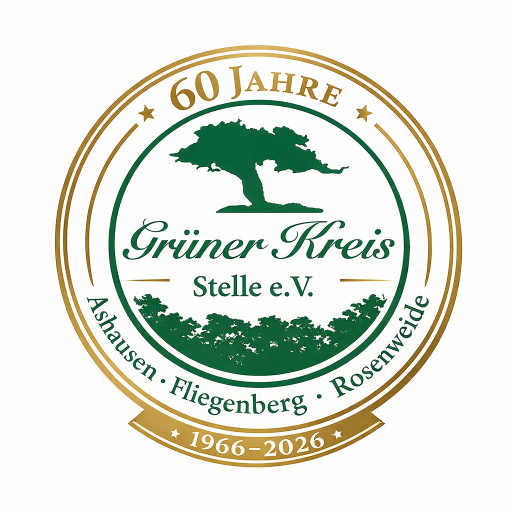 Jubiläumslogo Grüner Kreis